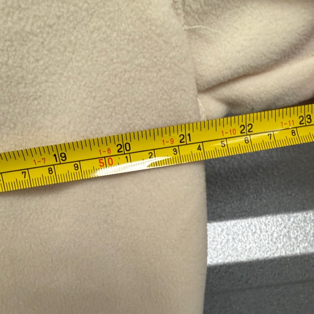 Ralph Lauren Womens Cream Sherpa Fleece Winter Hooded Jacket OUTDOOR XL WARM - Picture 10 of 11